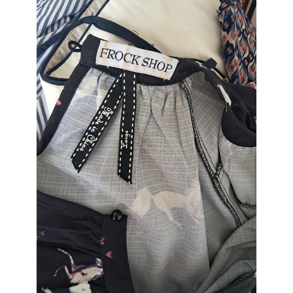 Whimsical Minidress with Horse Critter Print and Flounces - Picture 3 of 3